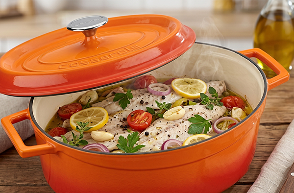 Döküm Tencerede Lokum Gibi Levrek Buğulama Tarifi