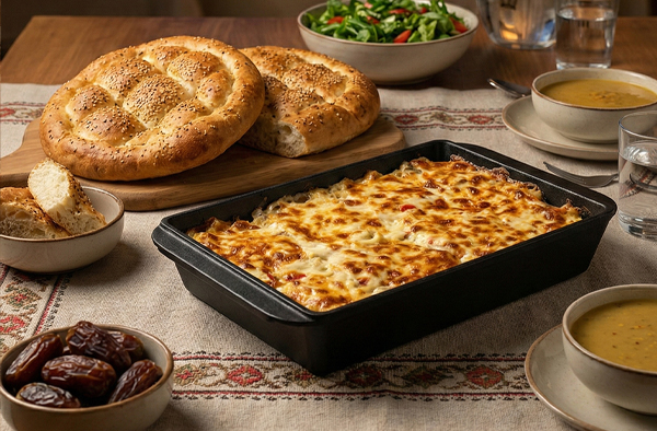 Fırında Beşamel Soslu Makarna Tarifi