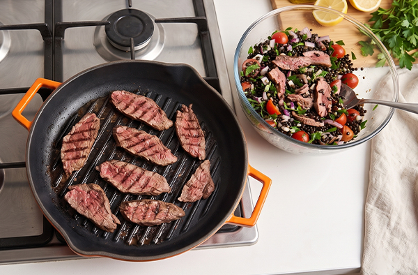 Izgara Bonfileli Beluga Mercimek Salata Tarifi