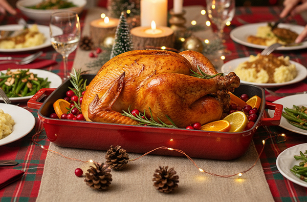 Yılbaşı Sofrası İçin Fırında Hindi Tarifi