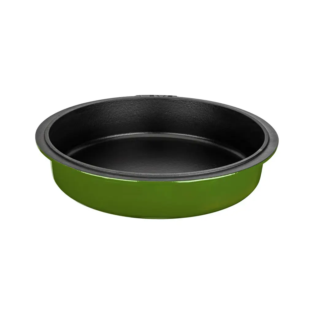 Lava Döküm Yuvarlak Gastronomi Küvet Ölçü 30 cm. - Yeşil